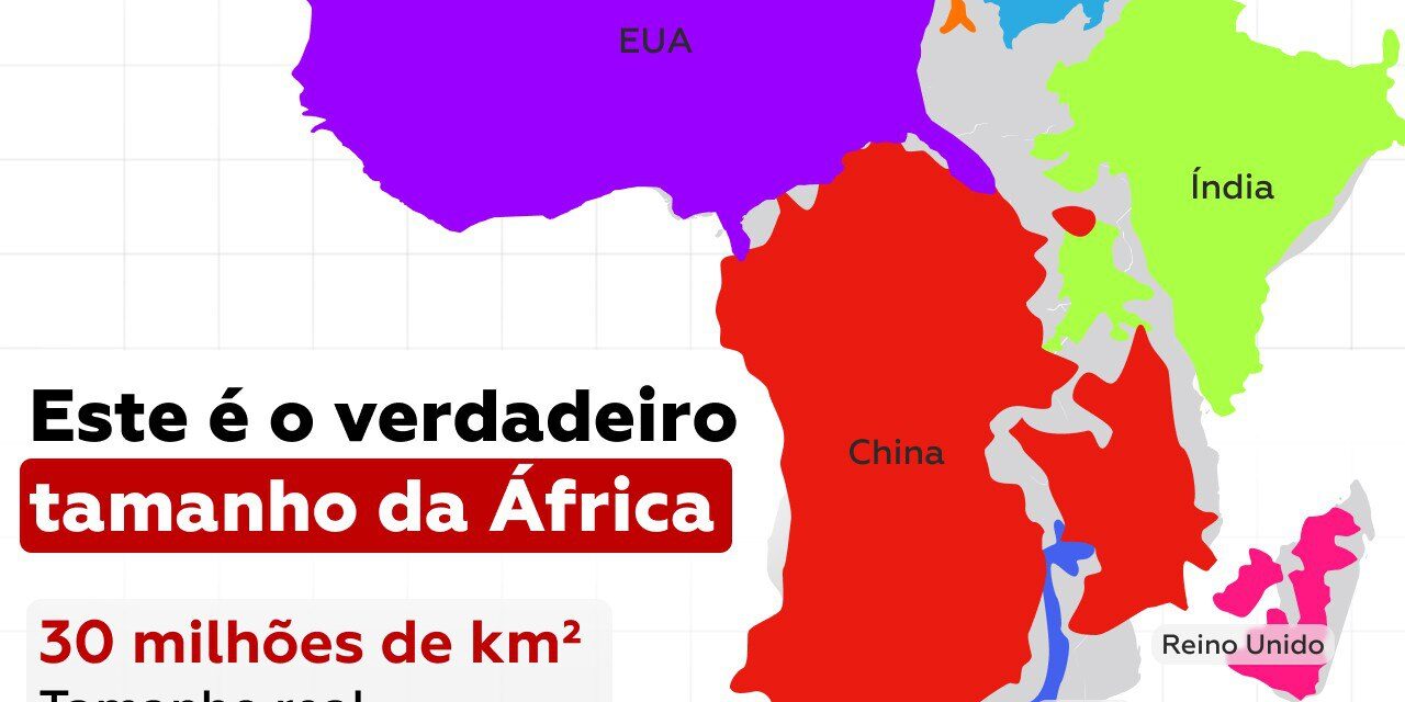 O Mapa Está Errado: A Campanha Para “Devolver” o Tamanho Real da África